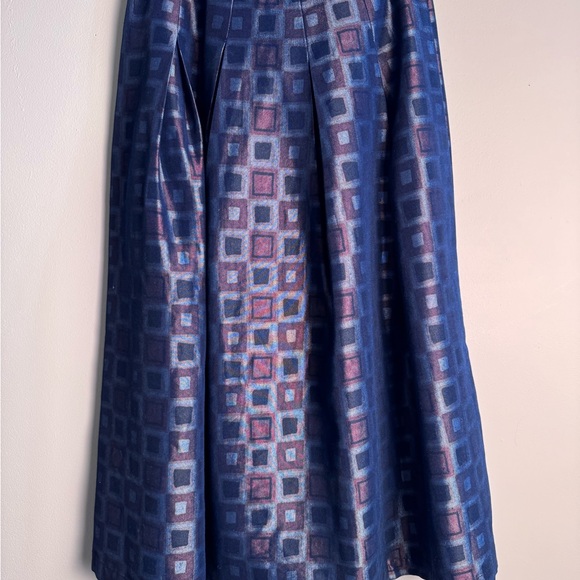 Wayf Multicolor Geometric A-Line Skirt - Picture 2 of 5